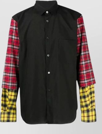 Comme Des Gar&ccedil;ons cotton pattern shirt