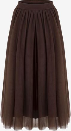 Fabiana Filippi Ausgestellter T&uuml;ll-Midirock