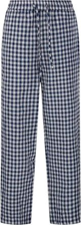 Dunst Geruite Broek met Trekkoord - Dames - Straight fit broeken - Veelkleurig - S - Broeken