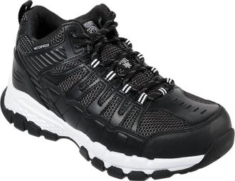 Skechers Mens Queznell Shoes In Black/white