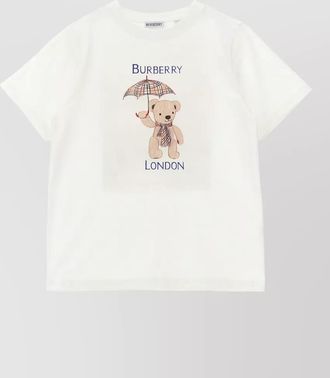Burberry printed cotton short-sleeve t-shirt