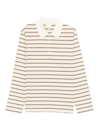 A.P.C. Gestreept poloshirt - Beige