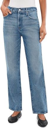 Madewell The Longline Straight Jean in Pickett Wash Womens Jeans Pickett Wash : 25 30, Cotton/Denim/Elastane