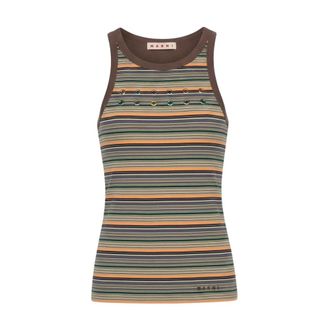 Marni Dames, Tops, Veelkleurig, Maat: 3XS Katoen