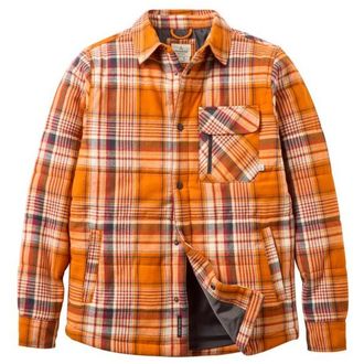 Passenger Taranaki Quilted Overshirt Freizeitjacke f&uuml;r Herren | orange