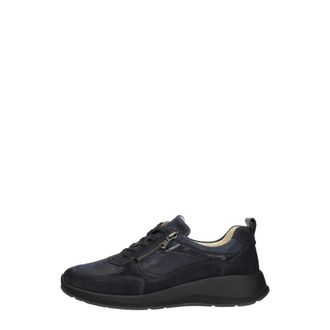 Waldl&auml;ufer Kalea Veterschoenen Laag - Dames - Sneakers - Blauw - 39 EU - Leer - Schoenen