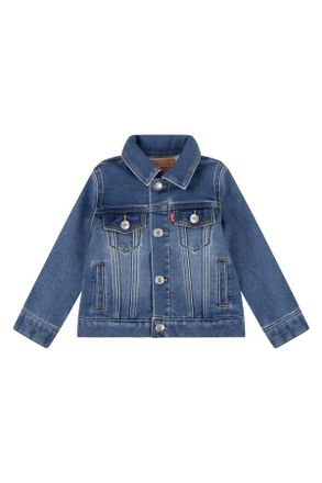 Levi's Giacca Trucker My First per neonati - Uomo - 12M - Blu / The Big Cheese No Destruction