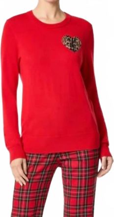 Trina Turk Jaguar Sweater In Red