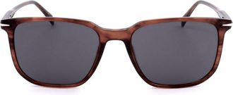 David Beckham Mens Brown Rectangular Sunglasses DB 1141/S EX4/IR 55
