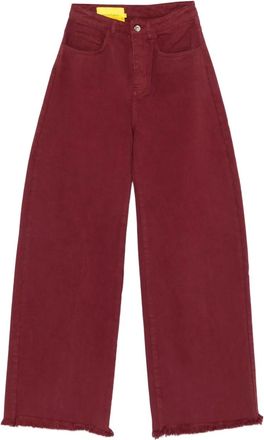 Marques Almeida frayed jeans - Red