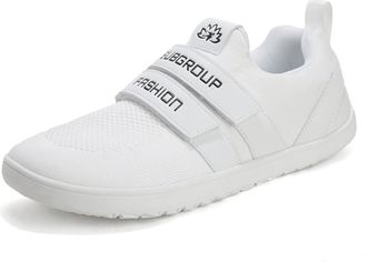 Generic Mens Women Squat Fitness Shoes Lightweight Non-Slip Breathable Mesh Deadlift Sport Sneakers for Weightlifting Hard Pulling,White,10.5 UK