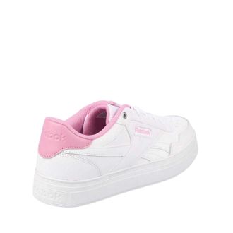 Reebok Dames/Dames Court Advance Bold Leren Trainers (Wit/Roze)