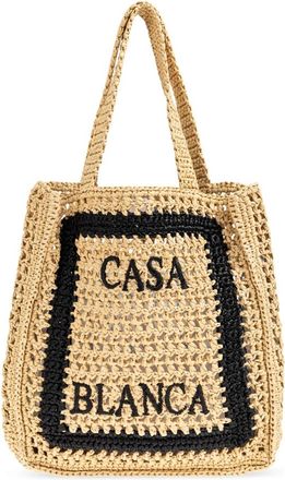 Casablanca Tassen, unisex, Beige, ONE Size, Natural Raffia Tote