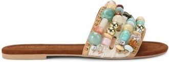 Kurt Geiger Southbank Slide Sandal in Open White at Nordstrom, Size 9.5Us