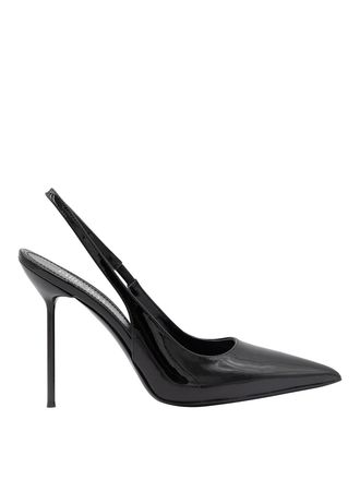 PARIS TEXAS Black Leather Pumps