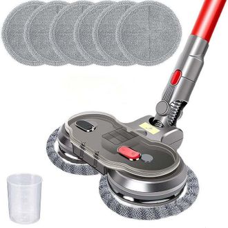 OEM Cepillo De Limpieza Turbo Motorizado Compatible Con Aspiradoras, Lavadoras Y Pulidoras Dyson V7, V8, V10, V11 Y V15 Para Suelos, M&aacute;rmol Y Madera, Incl