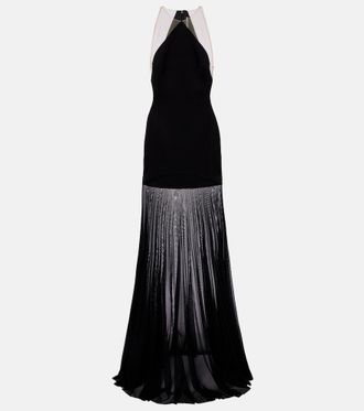 DAVID KOMA Sheer gown
