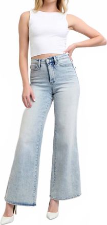 Judy Blue Retro Wide Tummy Control Jeans In Blue