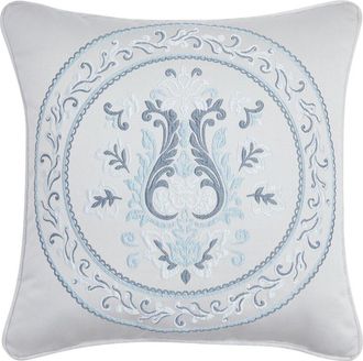 J. Queen New York Boulevard 18In Square Embellished Decorative Throw Pillow