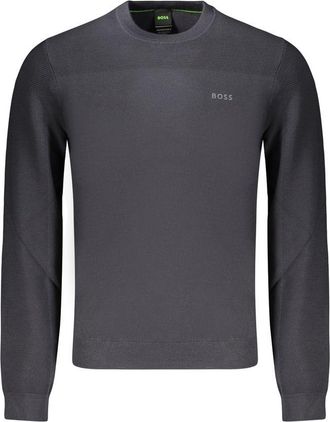 HUGO BOSS Blue Wool Mens Mens Sweater