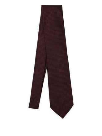 Destin silk tie - Red