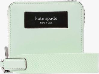 Kate Spade New York Label Small Compact Webbed Wristlet