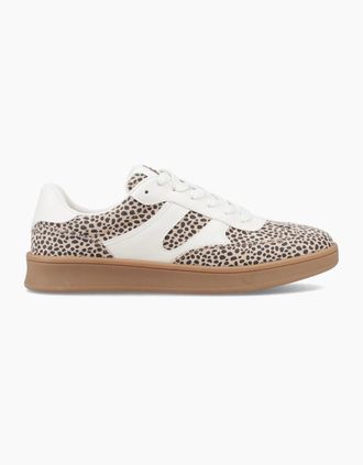 Hush Puppies Womens Hush Puppies MAURA TEXTILE Womens Casual Trainers Leopard Tan - Multi - Size: 7