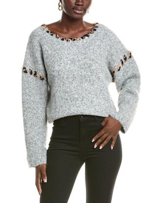 Anna Kay & Co. Anna Kay Cheryl Cashmere-Blend Sweater