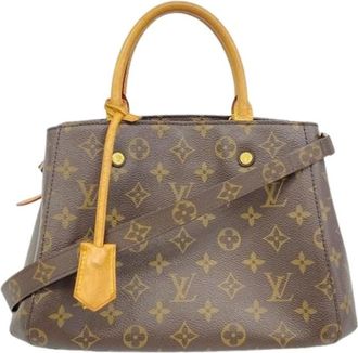Louis Vuitton Pre-owned Handbags, female, Brown, Size: ONE SIZE Pre-owned Montaigne BB Handbag