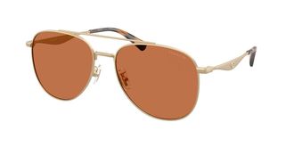 Coach HC7190 CDP40 900573 Mens Sunglasses Gold Size 58