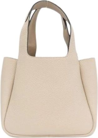 Prada Pre-owned Vit.daino Soft Bag - Dames - Vintage Handtas - Beige - ONE Size - Leer - Vintage
