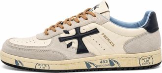Premiata Bskt Clay 7617 - Heren - Sneakers - Wit - 42 EU - Leer - Schoenen