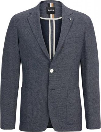 HUGO BOSS Jassen > Blazers - Heren - Blazers - Blauw - 4XL - Jassen