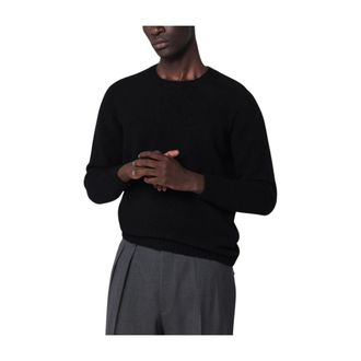 Drumohr Girocollo Garzato - Knitwear - Hombre - Negro - 2XL