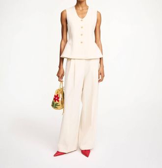 By Malene Birger Merlin Classic Vest In Pearl