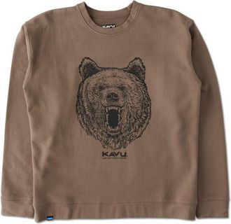 Kavu Kavu Core Crew Pullover f&uuml;r Herren | braun