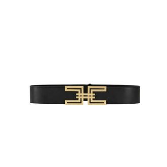 Elisabetta Franchi Belts, female, Black, Size: XL High Belt