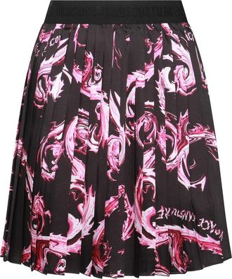 Versace Jeans Couture Black And Purple Skirt