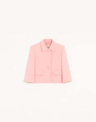 Valentino Wool Crepe Jacket Wo