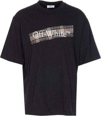 Off-white Flannel Diag Skate T-Shirt