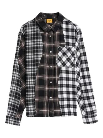 Dime Triple Plaid shirt - Zwart