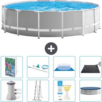 Intex Piscina Prism Frame Redonda - 457x122 Cm - 9-piezas S583