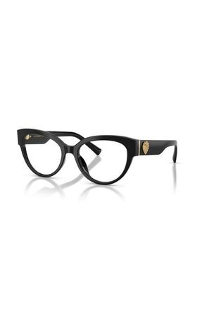 Dolce & Gabbana 52mm Cat Eye optical glasses in Black at Nordstrom