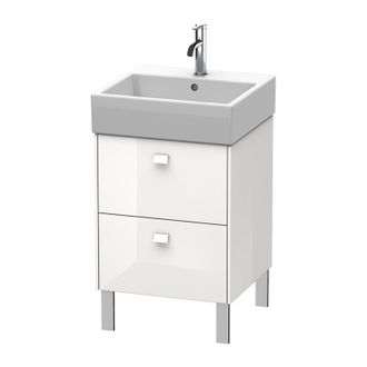 Duravit Mueble Bajo Lavabo Duravit Brioso De 48,4 X 45,9 Cm, 2 Extra&iacute;bles, Incl. Hueco Para Sif&oacute;n Y Delantal, Para Lavabo Vero Air 235050, Color (frente/cuerp