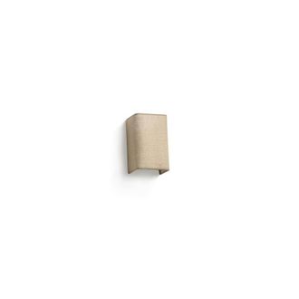 Netlighting Otton Rectangle Jute Up Down Wall Lamp Vertical in Beige