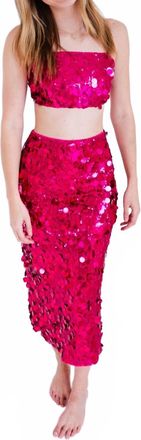 Bailey Rose Barbie Sequin Set In Pink