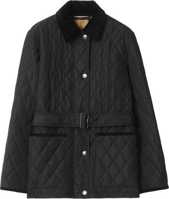 Burberry (WMNS) Burberry 26FW Chiltern Quilted Jacket Black 8110378