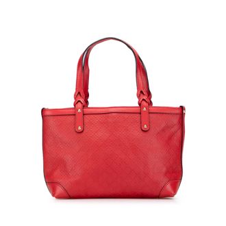 Gucci Tote Bag met Leren Handvatten Rood