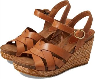 S&ouml;fft Womens Carlana Wedge Sandal In Luggage