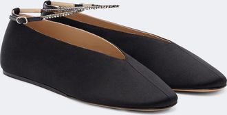 Le Monde Beryl Le Monde B&eacute;ryl Olympia embellished satin ballet flats